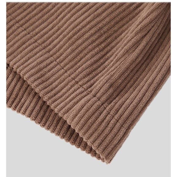 Halara High Waisted Corduroy Casual Skirt Sz 2XL Tan Brown Invisible Zipper 2-in - Picture 11 of 12